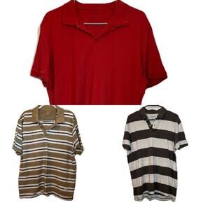 Men's G. H. Bass 3 Polos - Large